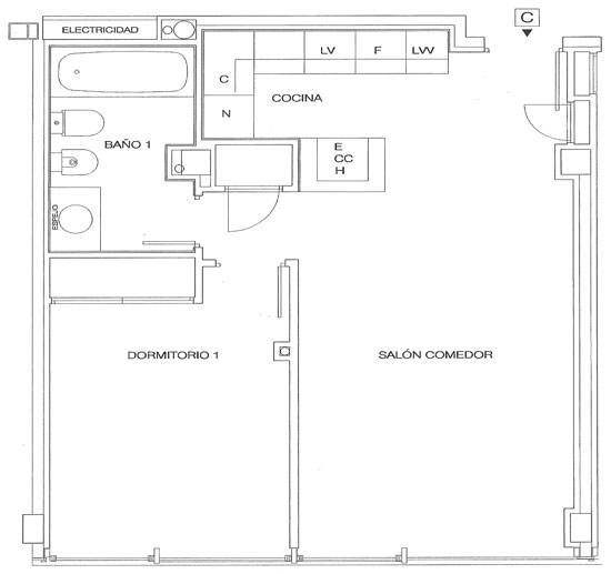 Plano letra C